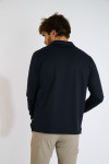 Polo manches longues noir CARL PAGANI - 2
