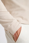 Polo manches longues beige CARL PAGANI - 5