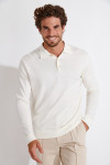 PULL POLO ECRU CEZAR MONZA - 1