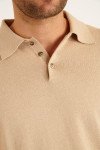 PULL POLO BEIGE CEZAR MONZA - 3
