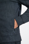 Blouson noir zippé Danyel CANSIGLIA - 6