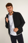VESTE ZIPPEE NOIRE LUC MEGEVE - 3