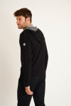 GILET A CAPUCHE NOIR LUCA MONZA - 5