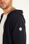 GILET A CAPUCHE MARINE LUCA MONZA - 3