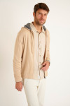 Gilet à capuche beige Luca MONZA - 3