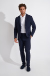 Pantalon marine SERGE MEGEVE - 8