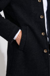 MANTEAU NOIR UMBERTO KARALIS - 6