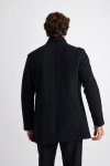MANTEAU NOIR UMBERTO KARALIS - 5