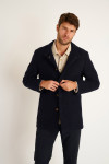 MANTEAU MARINE UMBERTO KARALIS - 2