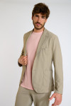 Veste de costume beige technique NIKO TRIESTE - 5