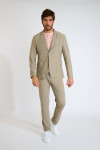Veste de costume beige technique NIKO TRIESTE - 7