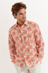 Chemise corail ALAIN AGORA