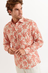 Chemise corail ALAIN AGORA