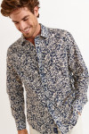 Chemise marine ALAIN CORFOU