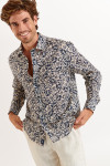 Chemise marine ALAIN CORFOU