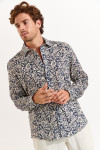 Chemise marine ALAIN CORFOU