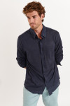 Chemise marine ALAIN LIN