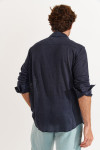 Chemise marine ALAIN LIN