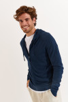 Gilet zippé marine LUCA MERCATI - 2
