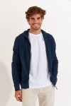 Gilet zippé marine LUCA MERCATI - 4