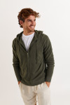 Gilet zippé kaki LUCA MERCATI - 6