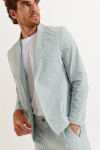 Veste rayée vert NIKO CALVI - 2