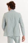Veste rayée vert NIKO CALVI - 6