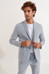 Veste rayée denim NIKO CALVI - 4