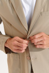 Veste beige NIKO LESCADA - 4