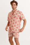 Chemise corail STEFANO AGORA