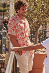 Chemise corail STEFANO AGORA