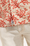 Chemise corail STEFANO AGORA