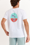 Tshirt blanc YANNPALMCOLOR GALLIANI - 5