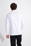 Polo blanc manches longues CARL TERZO - 6