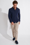 Chemise bleu marine FAUST TERZO - 7