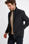 Blouson noir JULIANO SONCINO - 4