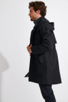 Manteau imperméable noir LOUIS TELLARO - 6