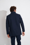 Manteau marine UMBERTO BERGAME - 3