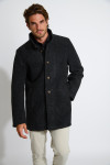 Manteau noir UMBERTO TAIGA - 1