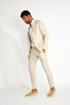 Pantalon beige ADAMO NAVELLI - 6