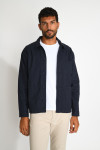 Veste surchemise bleu marine EMILE CESANO - 3