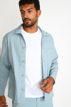 Surchemise bleu cobalt EMILE CESANO - 4