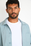 Surchemise bleu cobalt EMILE CESANO - 7