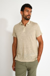 Polo FRANCOIS LIN beige - 4