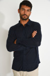 Chemise bleu marine JEAN LIN