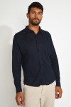 Chemise bleu marine JEAN LIN