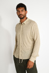 Chemise beige JEAN LIN - 4