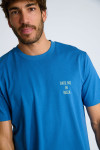 T-shirt bleu MORGAN DATE ME IN IBIZA - 3