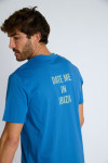 T-shirt bleu MORGAN DATE ME IN IBIZA - 5