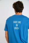 T-shirt bleu MORGAN DATE ME IN IBIZA - 2